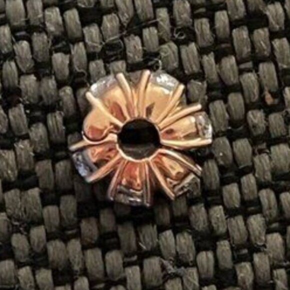 Pandora Long Pronged Sparkling Clip Charm - Picture 5 of 5